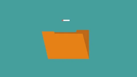 Folder with password HD animation Stock Footage 88837984