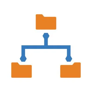 Folder, plurality icon. Simple editable vector illustration. イラスト素材