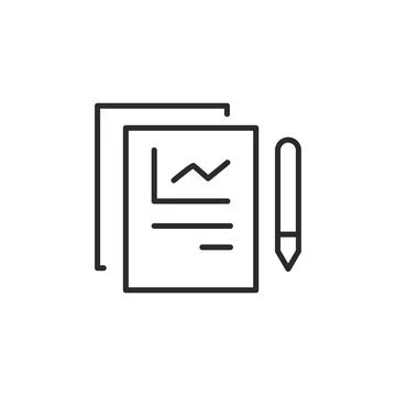 Folder Search Icon Stock Illustration