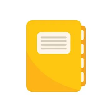 Folder service icon flat vector. Help support Stock Illustration