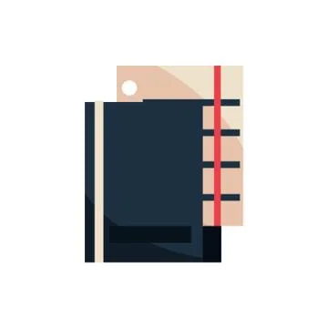 Folder sheet document office work business equipment icon Illustrazione stock