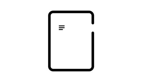 A folder with a star icon, indicating a categorized or organized digital re.. Video stock 334834309
