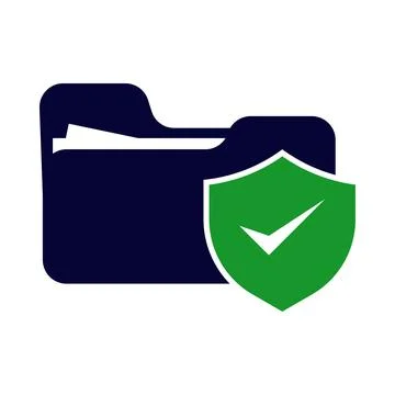 Folder, tick, secure, security, web, web folder, information web folder sec.. Stock Illustration