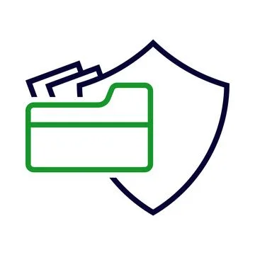Folder, tick, secure, security, web, web folder, information web folder sec.. Stock Illustration