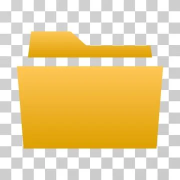 Folder Vector Gradient Icon Illustrazione stock
