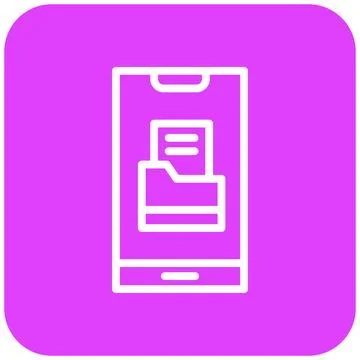 Folder Vector Icon Design Illustration Stock Illustration