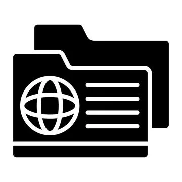 Folder Vector Icon Design Illustration Stock Illustration