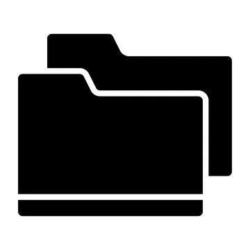 Folder Vector Icon Design Illustration Stock Illustration