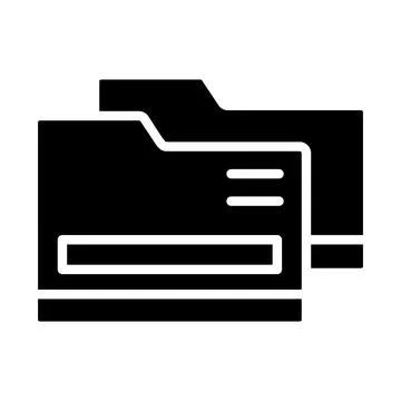 Folder Vector Icon Design Illustration Stock Illustration