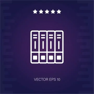 Folder vector icon Stock Illustration