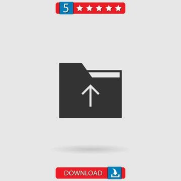 Folder vector icon Stock Illustration