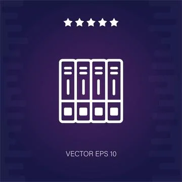 Folder vector icon Stock Illustration