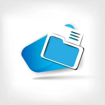 Folder web icon Stockillustratie