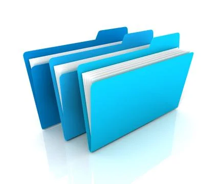 Folders concept illustration イラスト素材