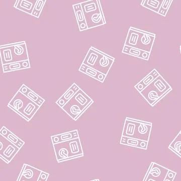 Folders with documents compliance line vector seamless pattern イラスト素材