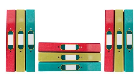 Folders for documents Stock Photos
