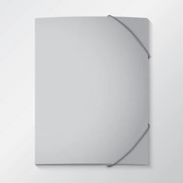 Folders with elastic bands Ilustración de archivo