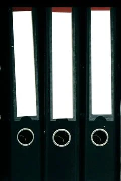 Folders for files and documents. office supplies. On white isolated backgro.. Stock Photos