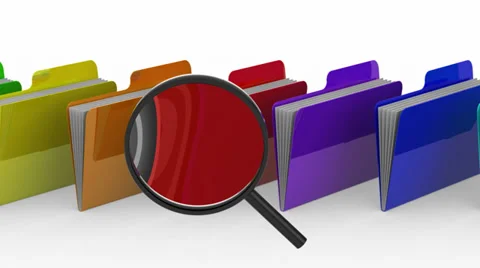 Folders Stock Footage 32961744