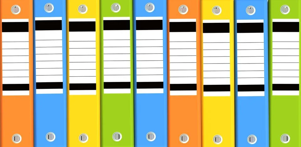 Folders Stockillustratie
