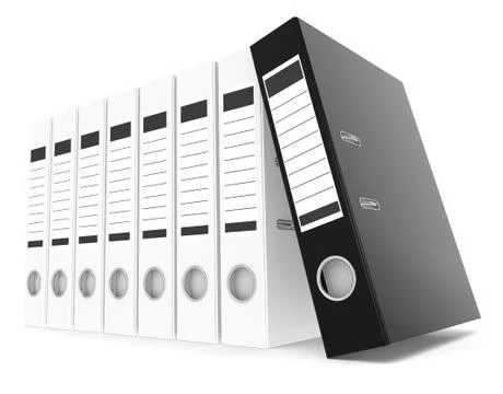 Folders. Stock Illustration