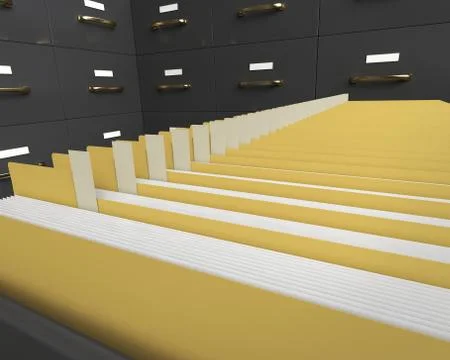 Folders Stock Illustration