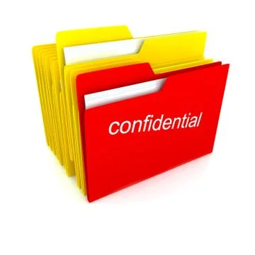Folders over white background Stock Illustration