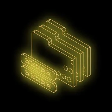 Folders protecting sensitive data with strong passwords, ensuring informati.. 스톡 일러스트
