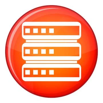 Folders structure icon, flat style Stockillustratie