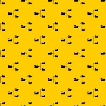 Folders structure pattern Stock Illustration