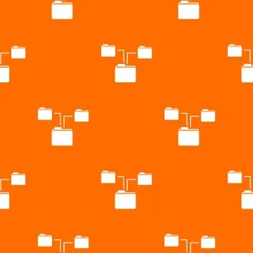 Folders structure pattern seamless Illustrazione stock