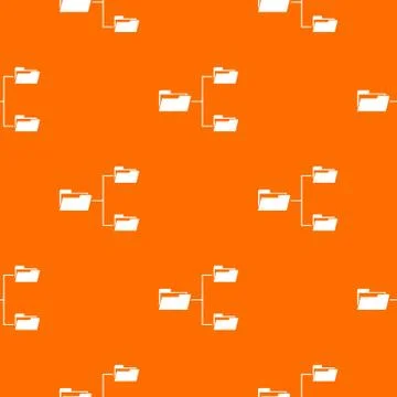Folders structure pattern seamless Stock Illustration