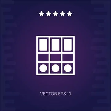 Folders vector icon Stock Illustration