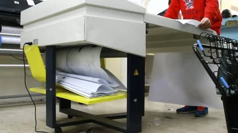 Folding architecture plans Stock Footage 21763642