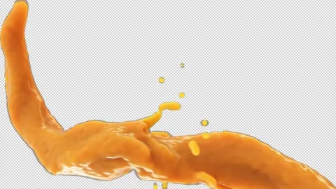 Folding Caramel flow Stock Footage 234512025