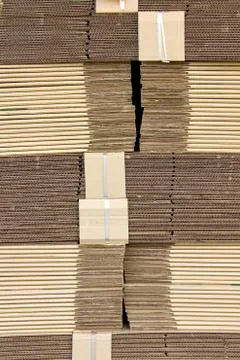 Folding carton. Foto stock