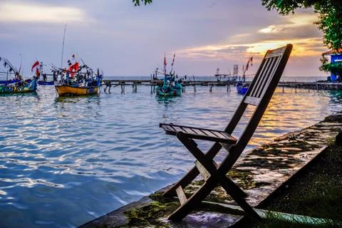 Folding chair Stock Photos