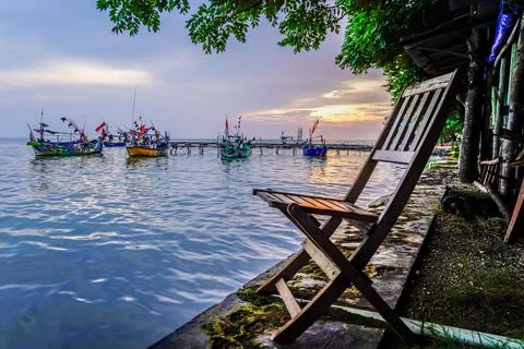 Folding chair Stock Photos