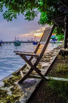 Folding chair Stock Photos