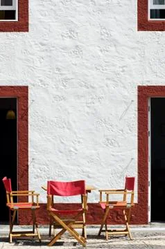 Folding chairs Stock Photos
