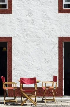 Folding chairs Stock Photos