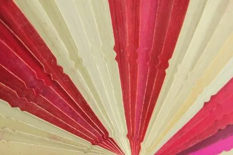 Folding fan isolated on a white background. Stock Photos