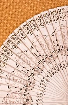 Folding fan Foto stock