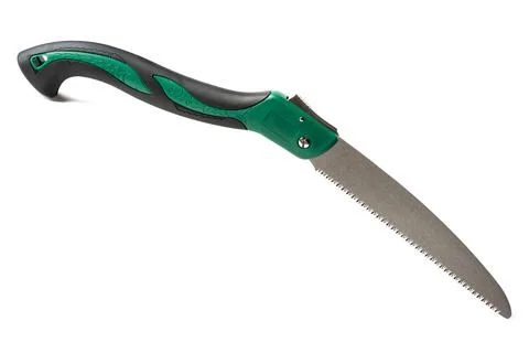 Folding hacksaw Foto stock