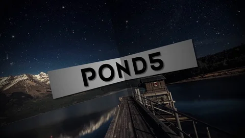 Folding Logo Reveal After Effects stock
