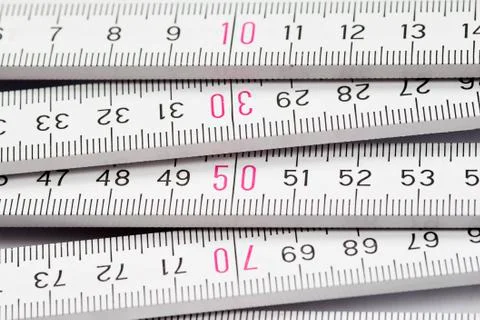 Folding meter rule Stock Photos