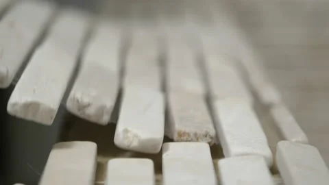 Folding mosaic tiles Video stock 130584752