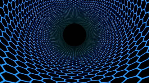 Folding Nanotube Stock Footage 44873975