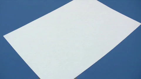 Folding a Paper Plane - Time Lapse Video stock 375712