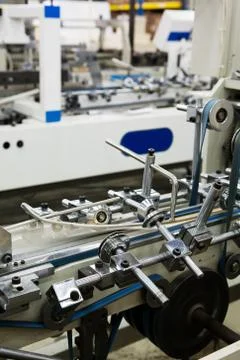 Folding papers Foto stock